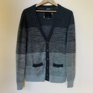 Forever 21 Men Ombré Colorblock Cardigan